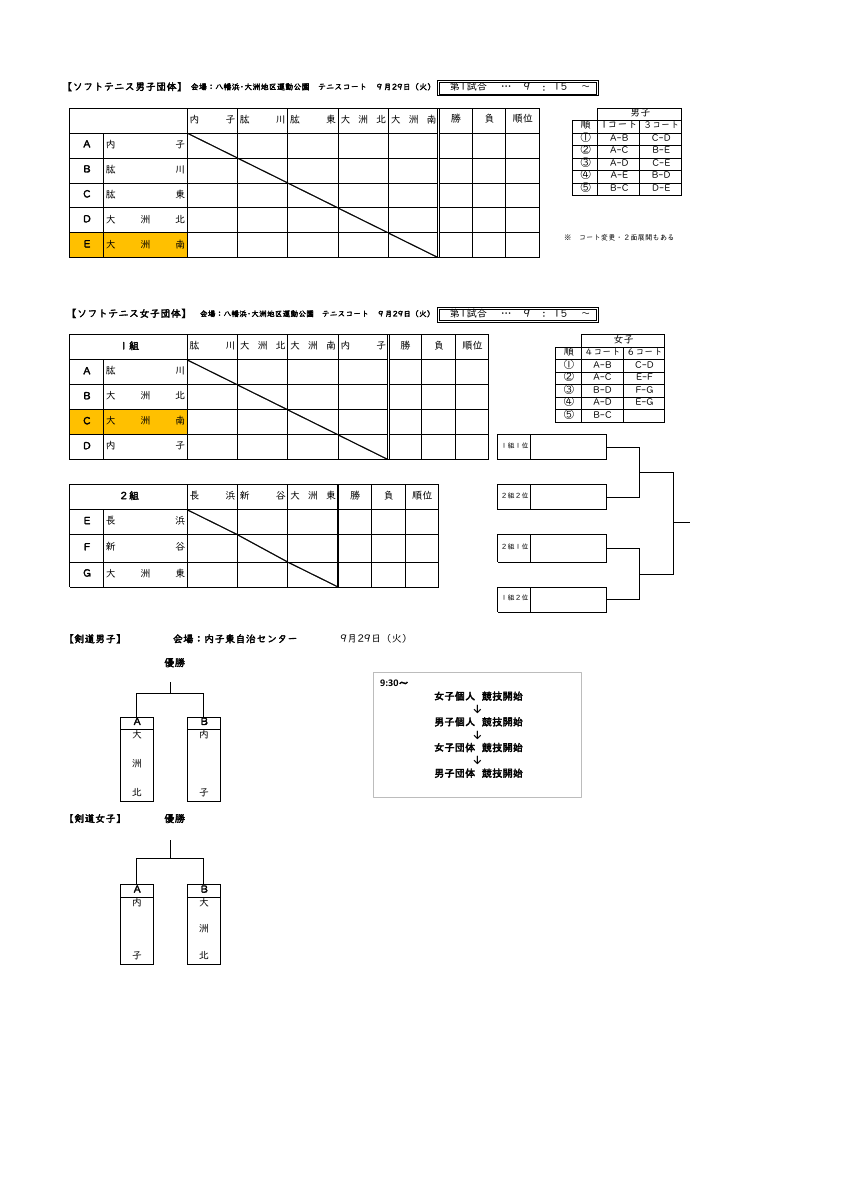 市郡新人大会（団体戦）.pdfの3ページ目のサムネイル